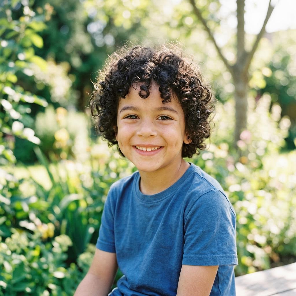 Smiling young boy